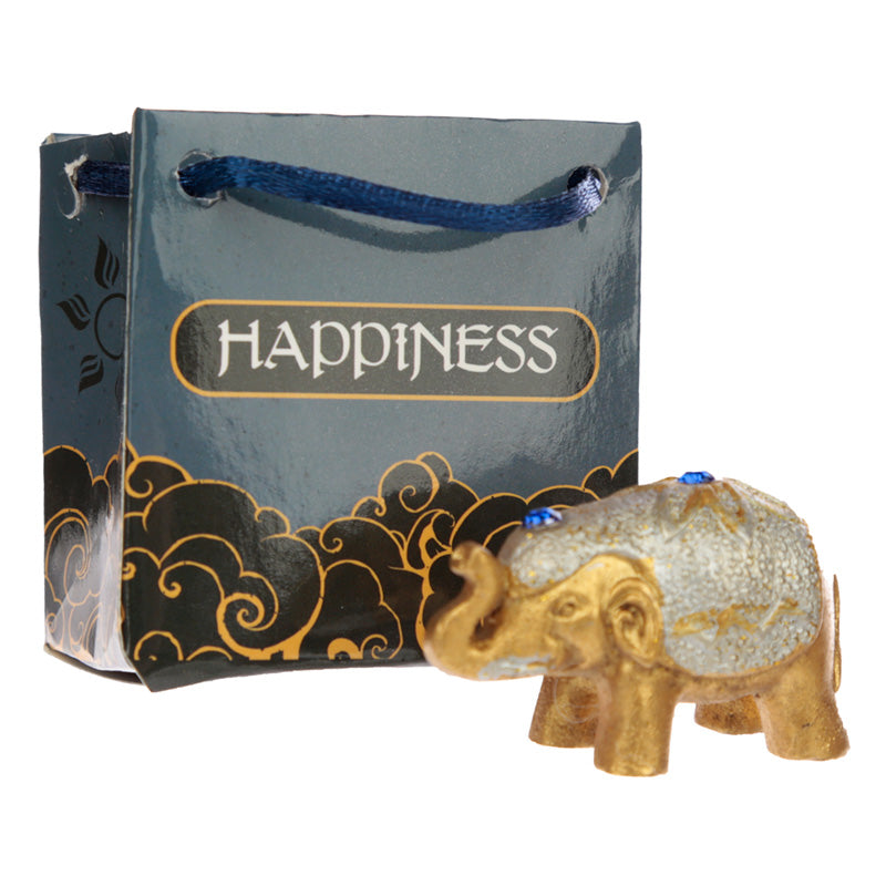 Decorative glitter elephant ornament