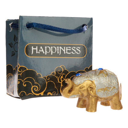 Decorative glitter elephant ornament