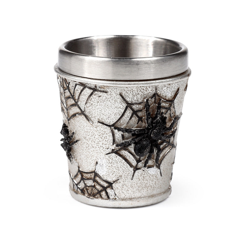 Halloween Decorative Shot Glass - Spider Web Style