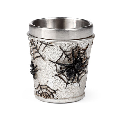Halloween Decorative Shot Glass - Spider Web Style