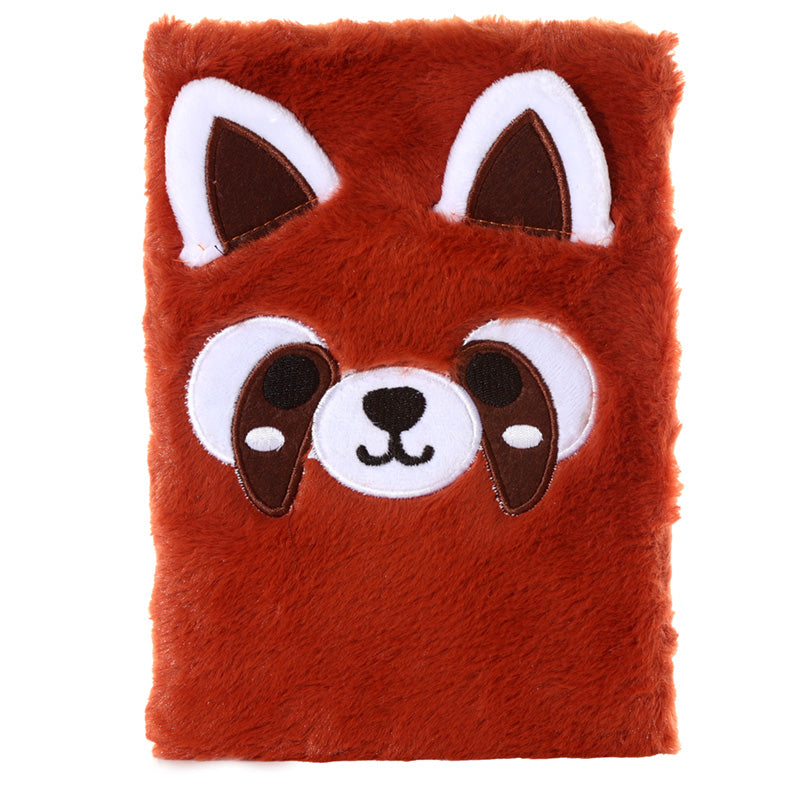 Adoramals Red Panda Plush A5 Notebook open pages