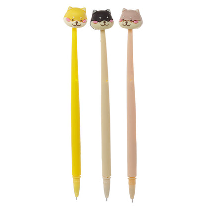 Adoramals Shiba Inu Fine Tip Dog Pen on a desk