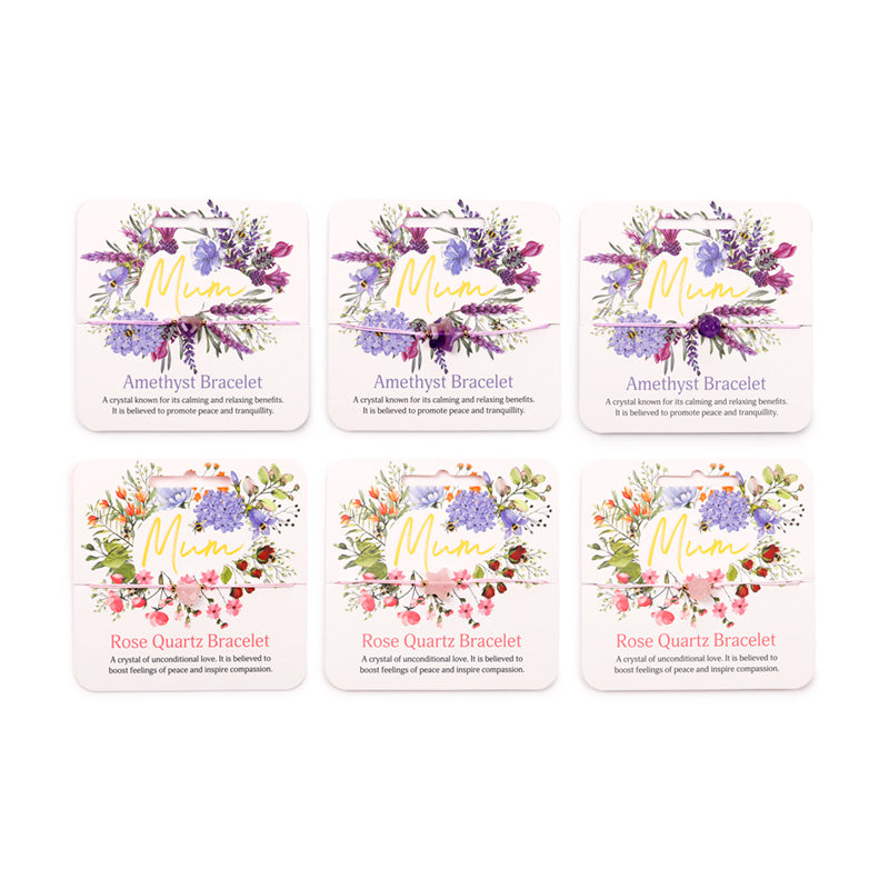 Close-up of Nectar Meadows Mum Gemstone Bracelet