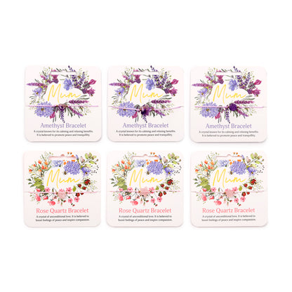 Close-up of Nectar Meadows Mum Gemstone Bracelet