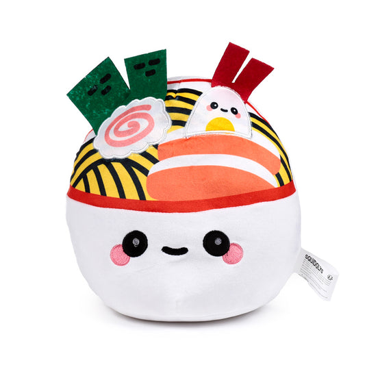 Squidglys Plush Toy Nori the Ramen Bowl front view