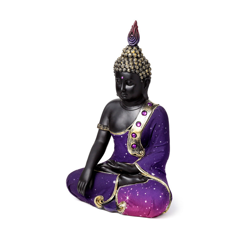 Elegant purple and black Buddha ornament