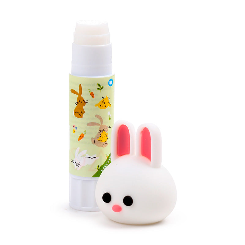 Springtime Bunny Rabbit Glue Stick - Back View