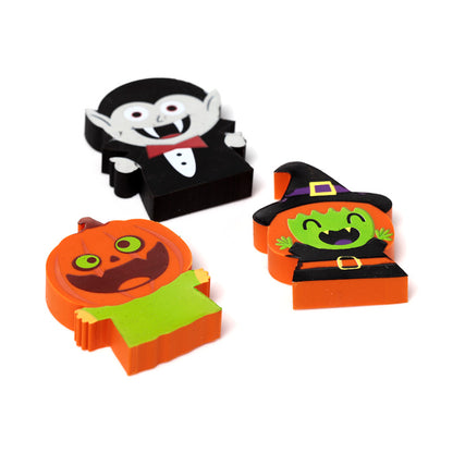 Eraser set with Halloween decorations