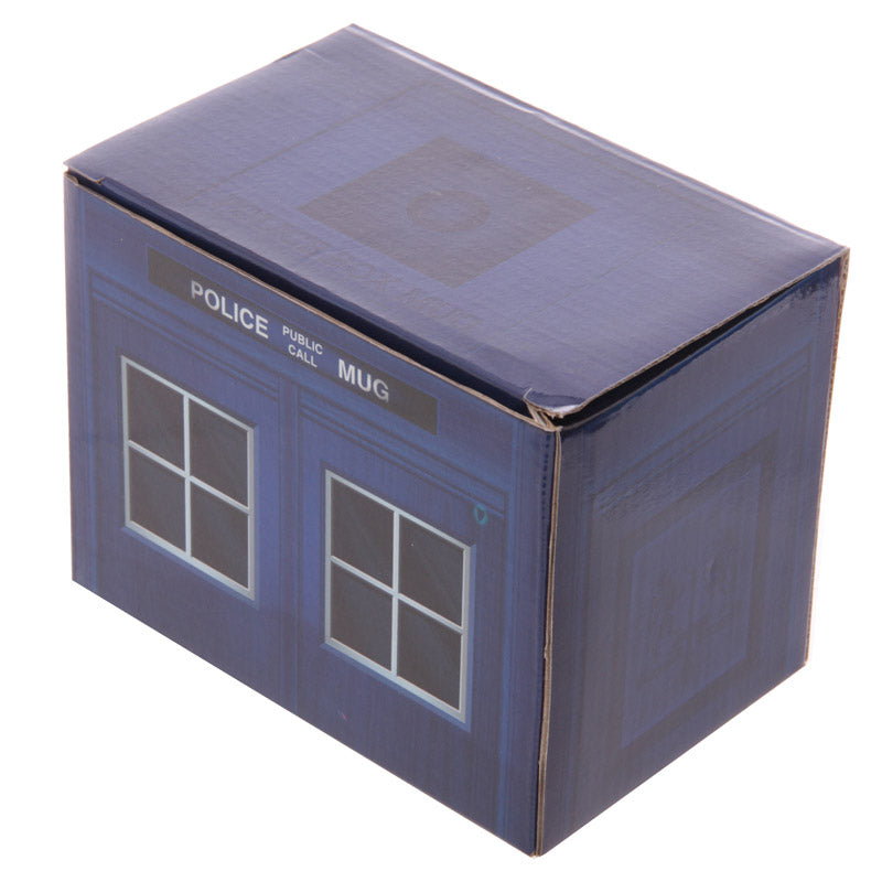 Unique Round Police Box Mug for Gift Giving