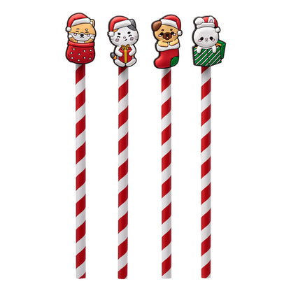 Christmas Adoramals Pencil displayed with holiday decor