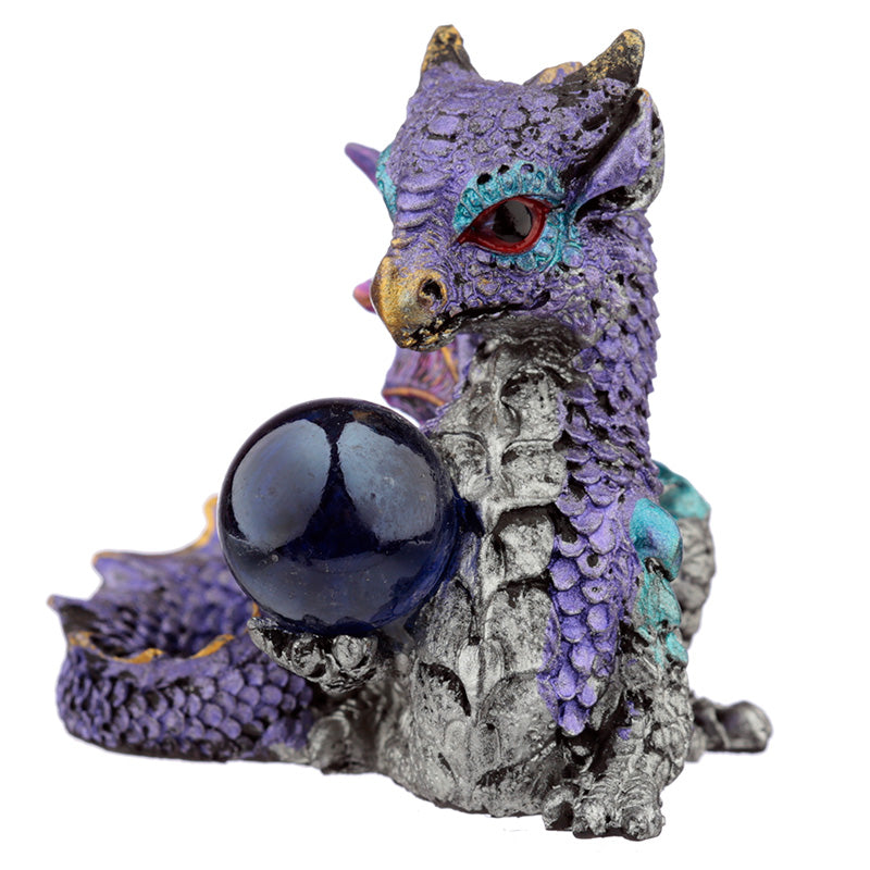 All Seeing Orb Elements Dragon Figurine side view