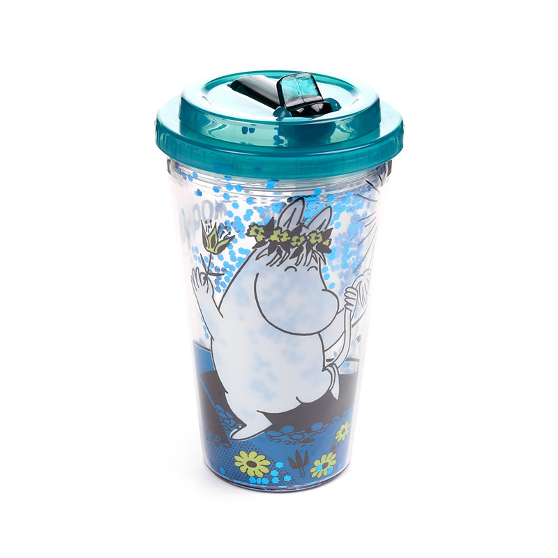 Close-up of Moomin double walled cup design