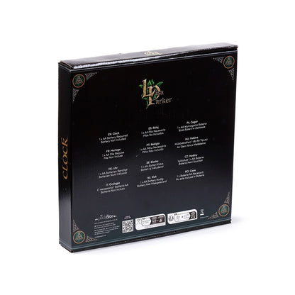 Lisa Parker Witching Hour Cats Wall Clock in home decor setting