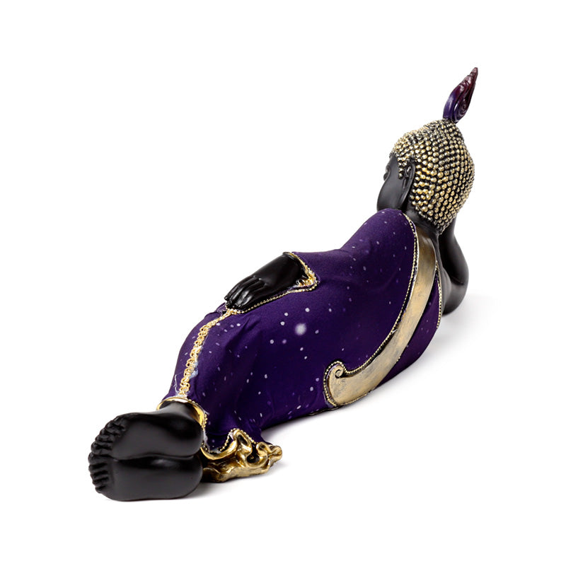 Elegant purple and black Buddha ornament