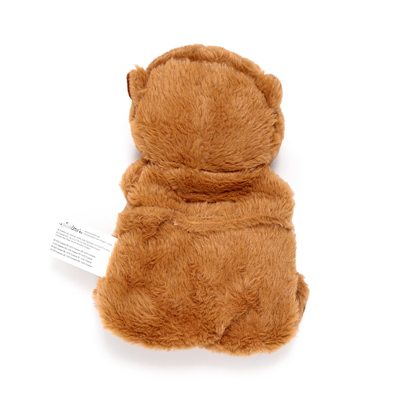 Capybara-shaped microwavable heat pack for soothing comfort