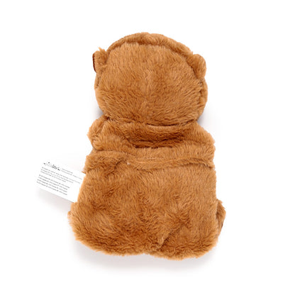 Capybara-shaped microwavable heat pack for soothing comfort