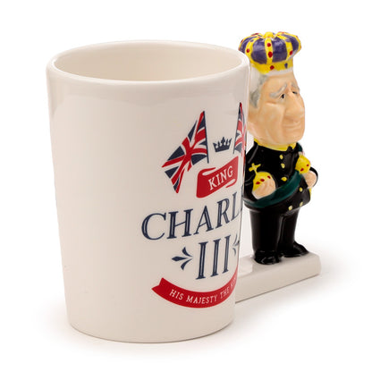 Royal-themed ceramic mug for home decor