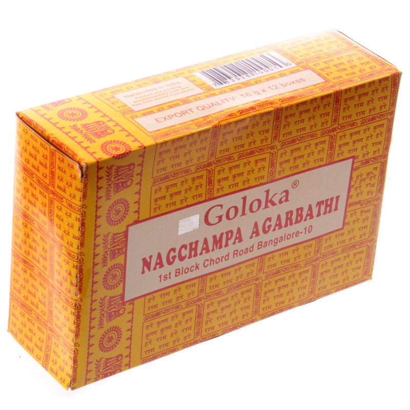 Nag Champa Golaka Incense Sticks displayed in home decor