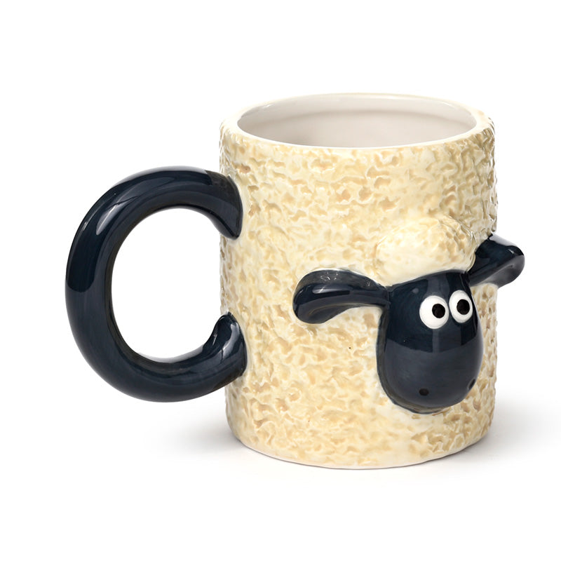 Shaun the Sheep novelty shaped ceramic mug
