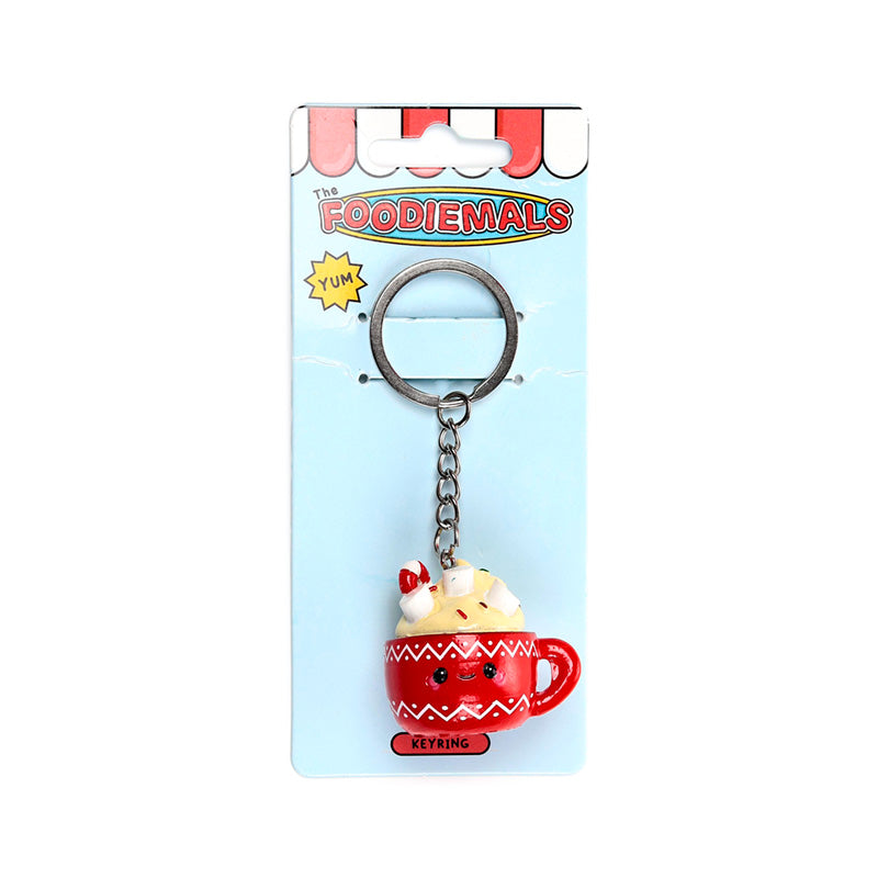 Foodiemals Aspen the Hot Chocolate novelty keyring
