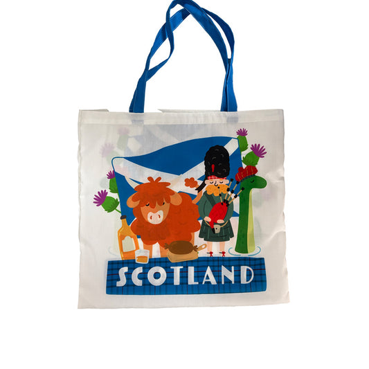 Handy Foldable Shopping Bag featuring Scotland design