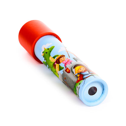 Children enjoying the kaleidoscope