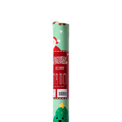 Festive design of Christmas Jingle Bunch Wrapping Paper