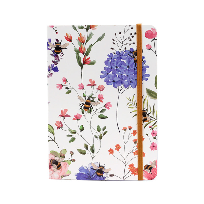 Inside pages of the Nectar Meadows A5 Notebook