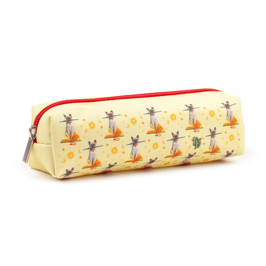 Lisa Parker Hocus Pocus Cat Canvas Pencil Case front view