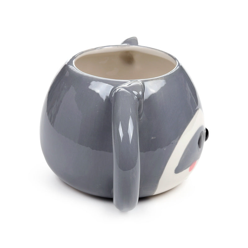 Adoramals Raccoon Mug displayed on a shelf