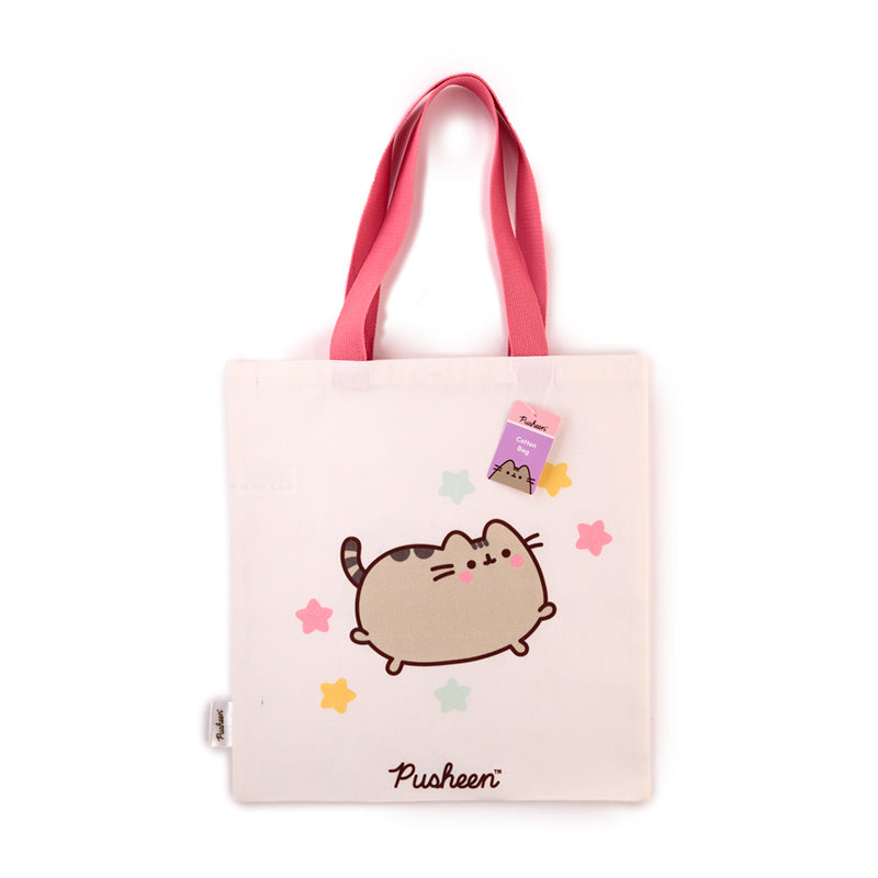 Pusheen the Cat Tote Shopping Bag side view