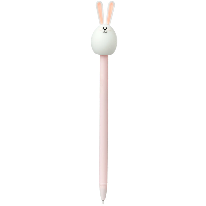 Adoramals Bunny Fine Tip Pen with decorative topper