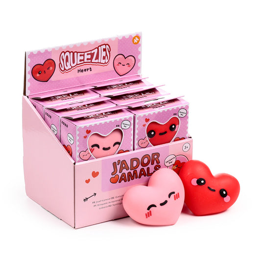 J'Adoramals Heart Stretchy Squeezy Fidget Toy