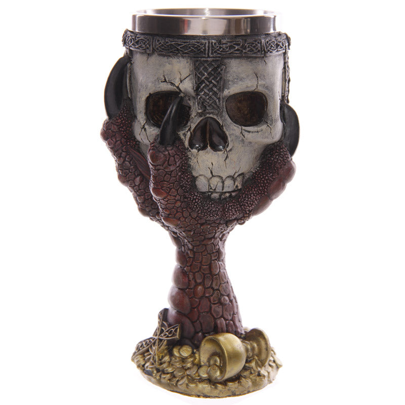 Ornate decorative goblet for home decor