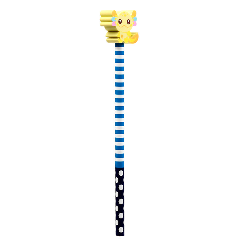 Whimsical Axolotl Pencil Topper for Stationery Lovers