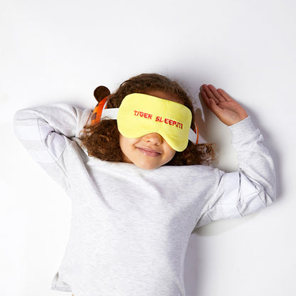 Relaxeazzz Eye Mask featuring Tiger Print