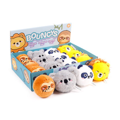 High Bounce Plush Ball Toy - Adoramals Zoo vibrant design
