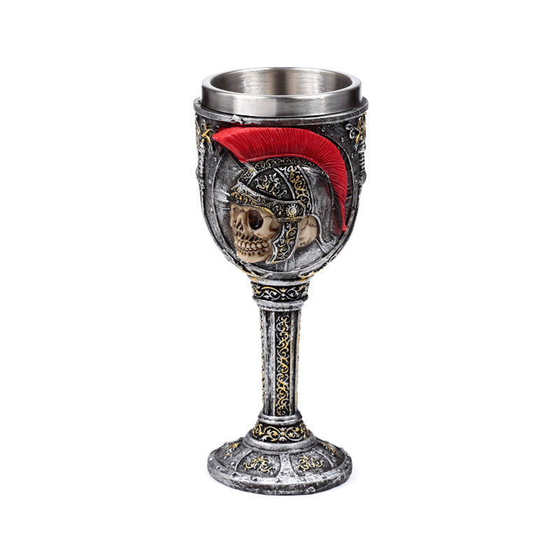 Decorative Goblet featuring Roman Soldier design