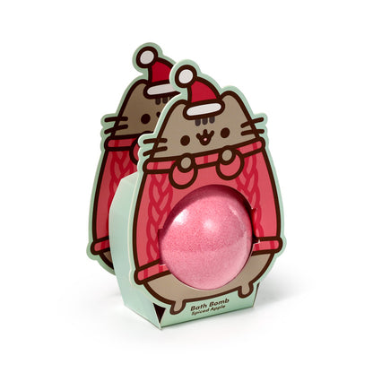 Relaxing bath experience with Pusheen the Cat Bath Bomb