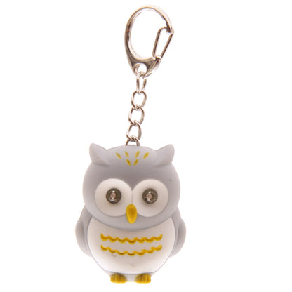 Hooting Owl Keyring as a decorative ornament