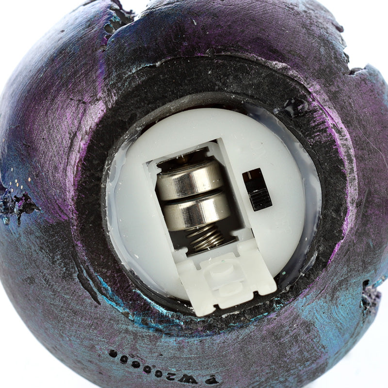 Illuminated Geode Egg Baby Dragon Figurine