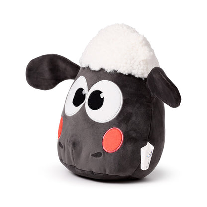 Squidglys Plush Toy - Kawaii Shaun the Sheep in a playful setting