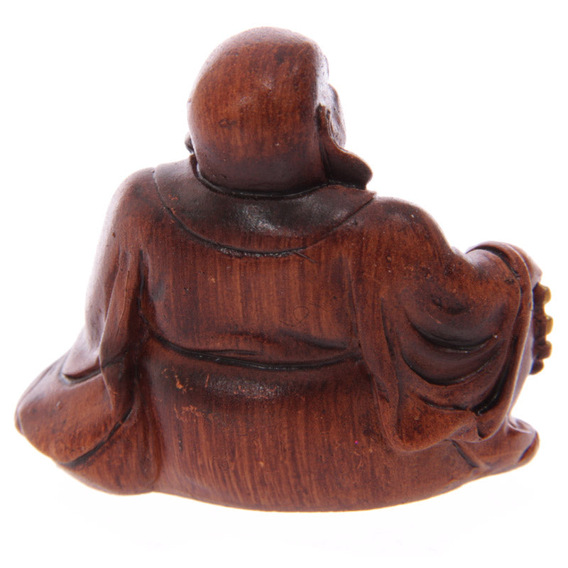 Decorative Wood Effect Lucky Buddha gift