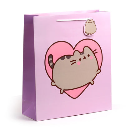 Extra Large Pusheen the Cat Heart Gift Bag