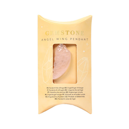 Charming display of Angel Wing Gemstone Pendant
