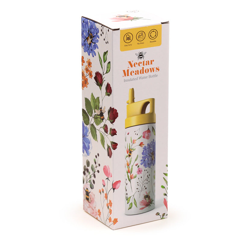 Nectar Meadows Insulated Drinks Bottle in a natural setting