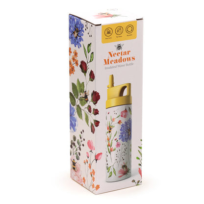 Nectar Meadows Insulated Drinks Bottle in a natural setting