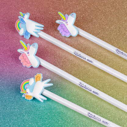 Unicorn Magic Pencil with PVC Topper - playful design