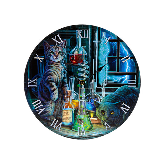 Lisa Parker Jekyll and Hyde Cats Wall Clock