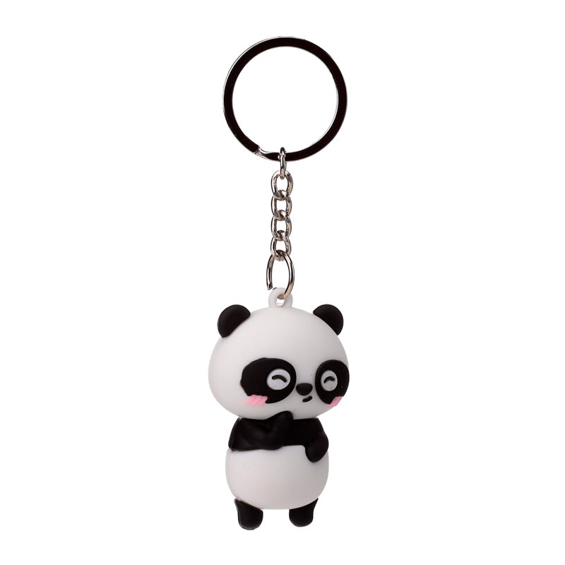 Close-up of Adoramals Susu the Panda Keyring